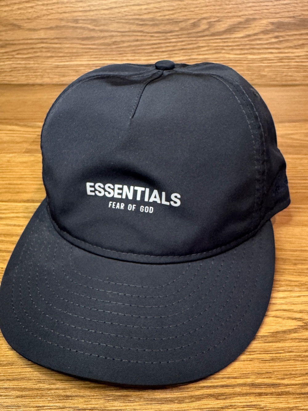 Fear Of God Essentials New Era 9Fifty Retro Strapback Hat Black
